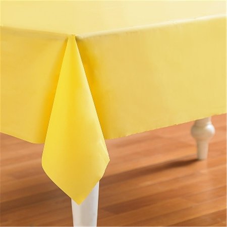 OMG Mimosa- Light Yellow Plastic Tablecover OM203093